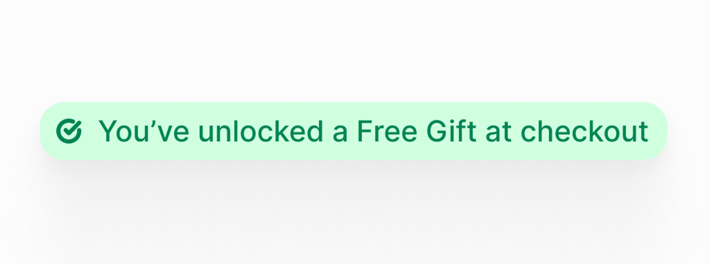Free gift checkout