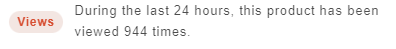 Views in last 24 hours