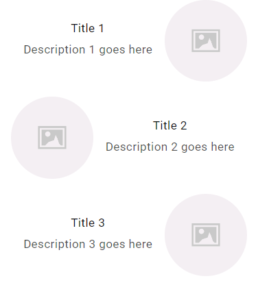 Info Section with images v2