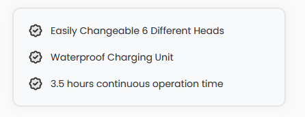 Product features