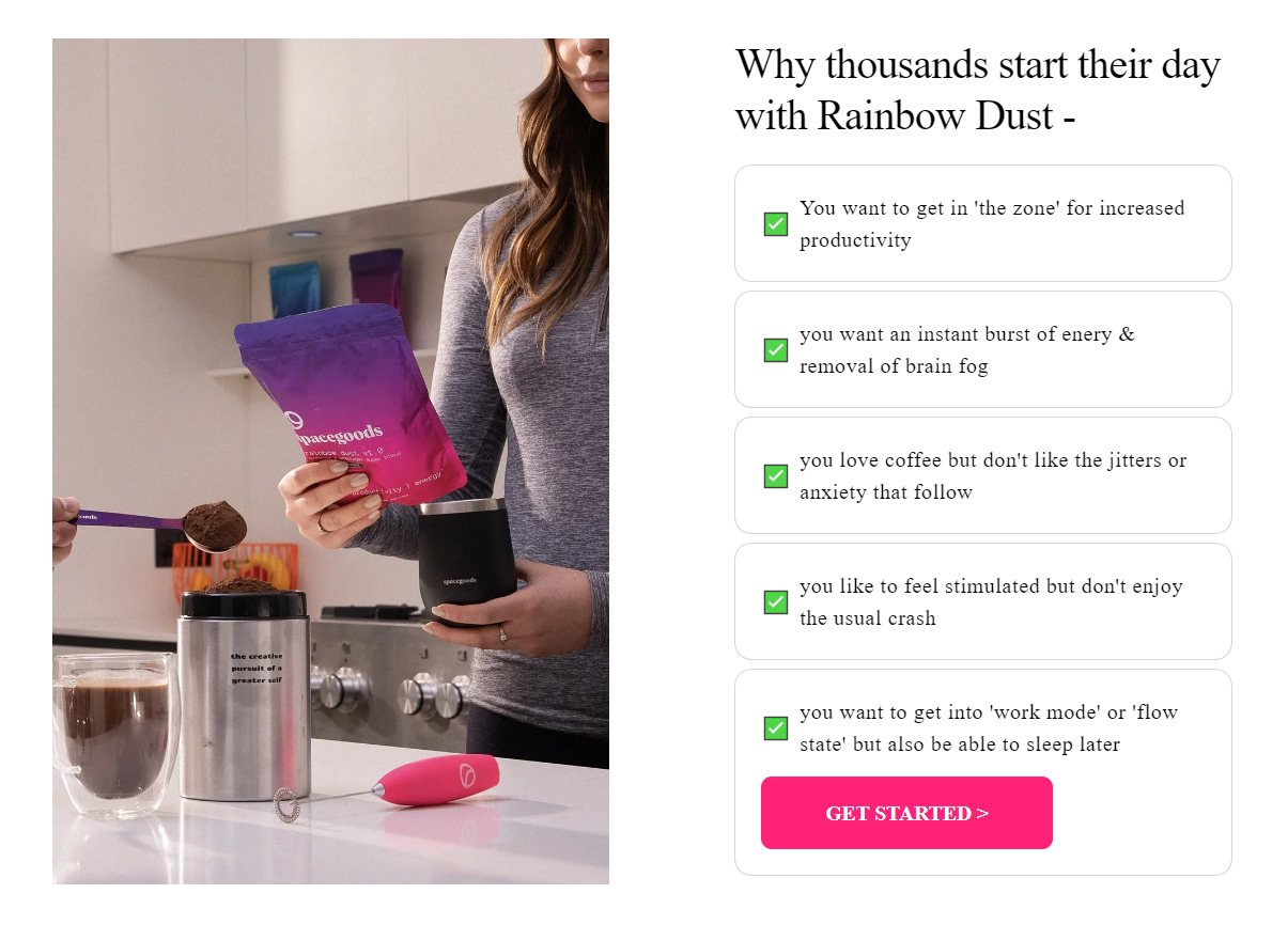 Info section of your product v2